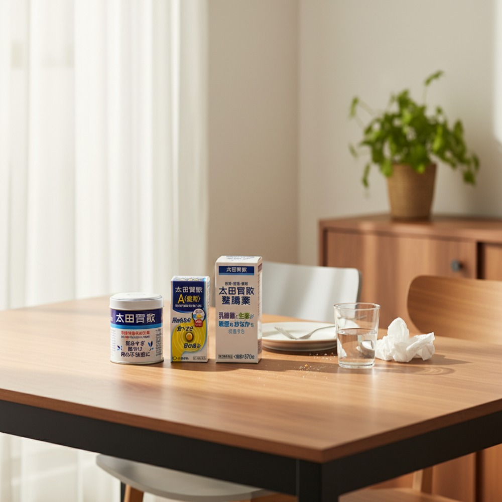 오타이산 가루 알약 차이